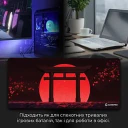 Килимок для мишки GamePro Speed/Control Black-Red (MP275R) - мініатюра 7