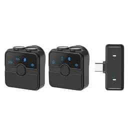 Бездротовий петличний мікрофон PULUZ PU3155B SmartLink WS300 з магнітним корпусом