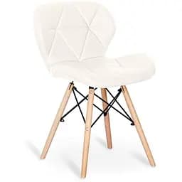 Стілець Mealux Hommex Karmen White (H-145 White) 