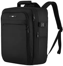 Рюкзак дорожный 2Е Trek, Cabin size, полиэстр, EXP, 17/23л, с отсеком для ноутбука 16", черный 2E sum0027681