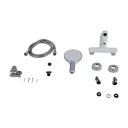 Змішувач для ванни Qtap Jay (з душовим гарнітуром) QTJAY259CRW45553 Chrome/White Білий - мініатюра 5