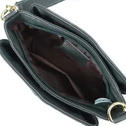 Шкіряна сумка Vintage для жінок з трьома відділеннями 22.5х16.5х11.5 см sum0027624 - мініатюра 8