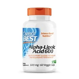 Натуральна добавка Doctor's Best Alpha-Lipoic Acid 600 mg, 60 вегакапсул