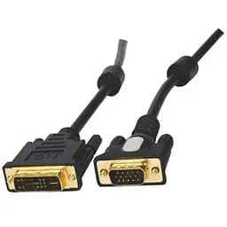 Кабель мультимедийный DVI to VGA 1.8m DVI-I 2 ferrite Atcom (16143)