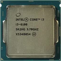 Процессор Intel Core i3 6100 (CM8066201927202) (Socket 1151, 4T, 3.7 ГГц, Tray) Б/у