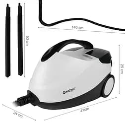 Пароочисник MalTec HDS7000W-PRO, 2000 Вт, 4 бар, 1,6 л, регулювання пари, набір насадок, без хімії - мініатюра 2