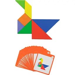 Магнитный танграм для досок Viga Toys, 35 элементов (50643)