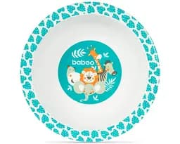 Тарелочка глубокая Baboo Safari, голубой (90425)