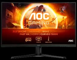 Монiтор 31.5" AOC CQ32G4VE Black