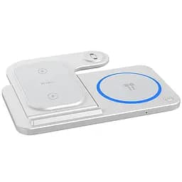БЗП WIWU Wi-W020 3 in 1 wireless charger White - мініатюра 3