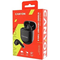 Навушники Canyon TWS headset TWS-6 Black (CNS-TWS6B) - мініатюра 5
