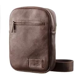 Сумка кожаная мужская SHVIGEL 19,5х14,5х4 см sum0012786