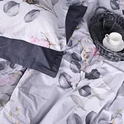 Підковдра MirSon Поплін 00-7 Pink Flowers 220х240 см (2200009706769) - мініатюра 8
