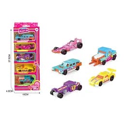 Набір машинок з металопластиковим корпусом, 5 яскравих моделей 86036