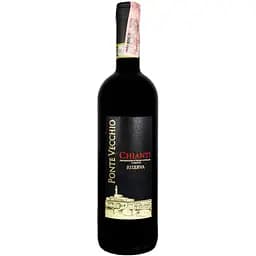 Вино Ponte Vecchio Chianti Riserva DOCG, красное, сухое, 0,75 л