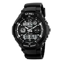 Наручний годинник чоловічий Skmei 0931 Black, 0931BK (12330)