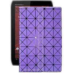 Чохол StatusCASE з екошкіри для планшету Motorola Droid XYBOARD 8.2 MZ609 Фіолетовий ромб