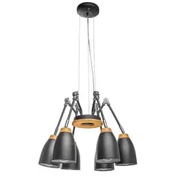 Люстра підвісна Brille павук E27 60W BK (BL-470S/6)