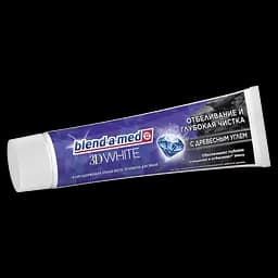 Зубна паста Blend-a-med 3D White Глибоке чищення з екстрактом деревного вугілля 100 мл - мініатюра 3