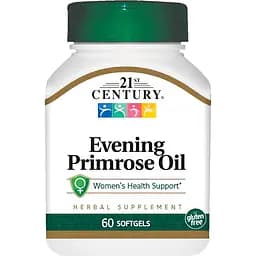 Жирні кислоти 21st Century Evening Primrose Oil, 60 капсул