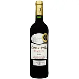Вино Chateau Janon Bordeaux AOC сухое красное 0.75 л
