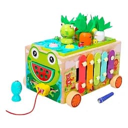 Дерев’яний розвиваючий центр MD 0729 розвиток моторики, логіки, концентрація