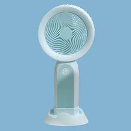 Вентилятор Handheld Fan на акумуляторі з підсвіткою, блакитний, портативний вентилятор із підсвіткою для телефона