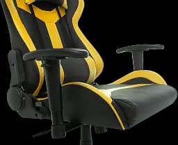 Геймерське крісло GT Racer чорне з жовтим (X-2527 Black/Yellow) - мініатюра 8