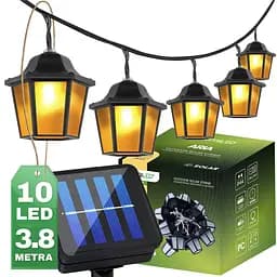 Декоративна сонячна гірлянда Lumiled Aria 10 ліхтариків 3.8 м