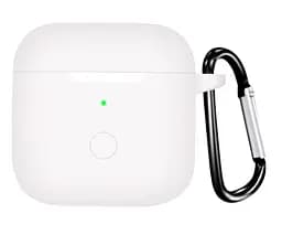 Чохол-накладка DK Silicone Candy Friendly з карабіном для Xiaomi Redmi Buds 3 (white) - мініатюра 2