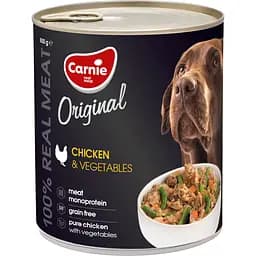Влажный корм для собак Carnie Original Mono Protein Курица с овощами 800 г 
