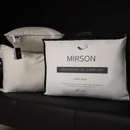 Набір MirSon пуховий №9522 Silver Cloud демі ковдра 200х220 см + 2 подушки сірий (2200010805000) - мініатюра 11