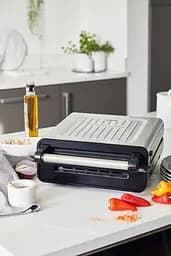 Гриль George Foreman 28000-56 Smokeless Grill 1575 Вт антипригарне покриття білий/сталь (28000-56) - мініатюра 14