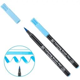 Маркер-кисть акварельная KOI Небесно-голубой (125) Sakura