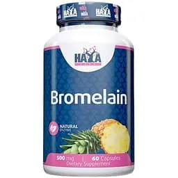 Бромелаїн Haya Labs Bromelain 500 мг 60 капсул (820420)