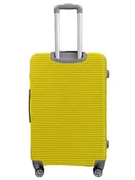 Валіза дорожня велика L Carbon 0508 пластикова Жовтий - мініатюра 3