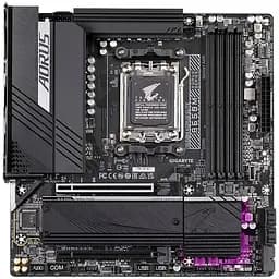 Материнская плата B650M AORUS ELITE sAM5 B650 4xDDR5 M.2 HDMI DP mATX Gigabyte teh0018945