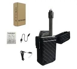 Водонепроникна подвійна електрична USB-запальничка Solve Carbone KT6007906