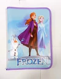 Папка А4 на змійці 331 "Мультики" (6933586124560) Крижане серце Бузковий