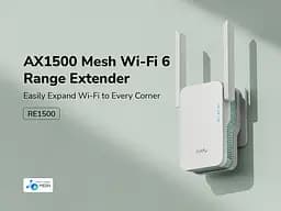 Точка доступу Cudy RE1500 AX1500 Wi-Fi 6 Mesh Repeater (RE1500) - мініатюра 10