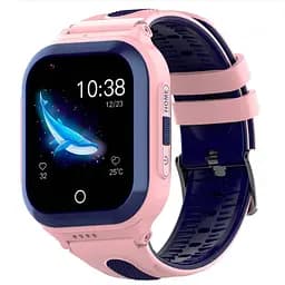 Детские умные GPS часы с видеозвонком Wonlex KT24s Pink (SBWKT24SP)