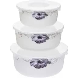 Набор салатников Lumines фиалка 3шт. (000013729)