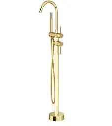 Змішувач для ванни Corsan Lugo gold підлоговий CMB7560GL Золотий