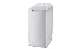 Пральна машина Indesit з вертикальним завантаженням BTWA61053EU, 6кг, 1000, A+++, 40см, Білий (BTWA61053EU)
