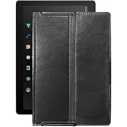 Чохол StatusCASE з екошкіри для планшету Pixus Vision 10.1 Чорний глянець