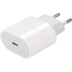 Мережевий зарядний пристрій Wuw 20W USB-C Power Adapter 3.0A Type C to Lightning White