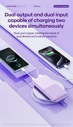УМБ павербанк Power Bank Remax RPP-23 10000 mAh Black (18174) - мініатюра 3