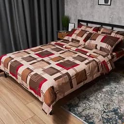 Пододеяльник Moon&Star Бязь Gold Люкс Retro Geometry Полуторный Евро 160x220 см