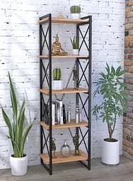 Стелаж Скіф-5-550 Loft Design (Дуб Крафт золотий)