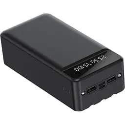 Зовнішній акумулятор XO PR164 30000mAh 10W Black [127706] - мініатюра 2